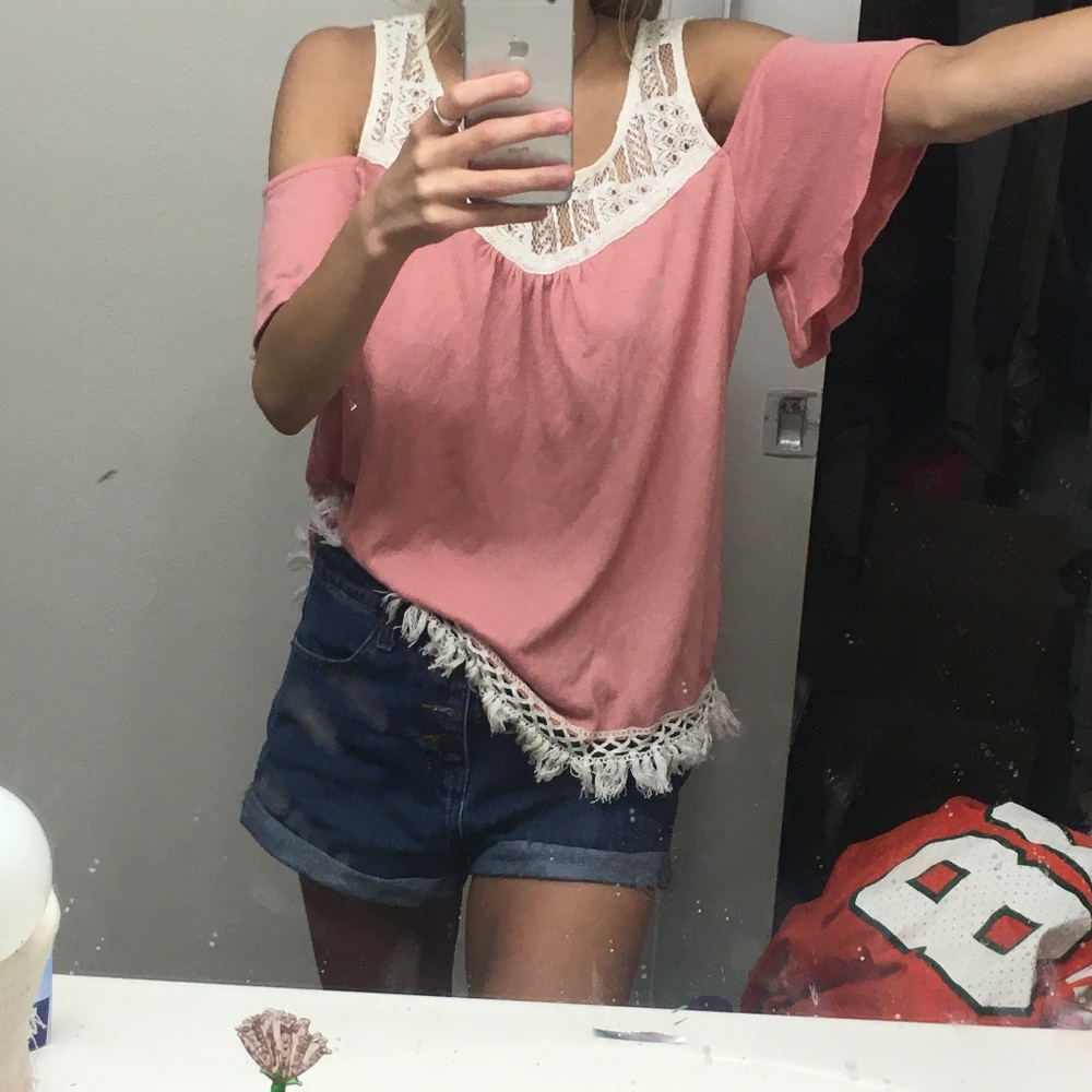 Pink blouse!